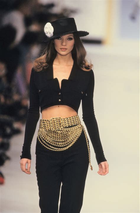 chanel 1990 collection|famous model walks 90s.